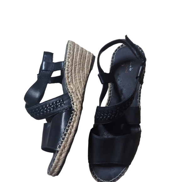 10 Clark's black wedges - Picture 5 of 9